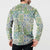 Mele Kalikimaka Hawaii Christmas Button Sweatshirt Omaomao Seamless Floral Motif - Polynesian Pride
