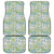 Mele Kalikimaka Hawaii Christmas Car Mats Omaomao Seamless Floral Motif - Polynesian Pride