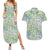 Mele Kalikimaka Hawaii Christmas Couples Matching Summer Maxi Dress and Hawaiian Shirt Omaomao Seamless Floral Motif - Polynesian Pride