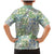Mele Kalikimaka Hawaii Christmas Family Matching Mermaid Dress and Hawaiian Shirt Omaomao Seamless Floral Motif - Polynesian Pride
