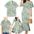 Mele Kalikimaka Hawaii Christmas Family Matching Mermaid Dress and Hawaiian Shirt Omaomao Seamless Floral Motif - Polynesian Pride