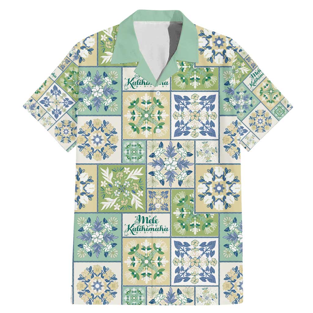 Mele Kalikimaka Hawaii Christmas Family Matching Mermaid Dress and Hawaiian Shirt Omaomao Seamless Floral Motif - Polynesian Pride