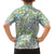 Mele Kalikimaka Hawaii Christmas Family Matching Off The Shoulder Long Sleeve Dress and Hawaiian Shirt Omaomao Seamless Floral Motif - Polynesian Pride