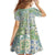 Mele Kalikimaka Hawaii Christmas Family Matching Off The Shoulder Long Sleeve Dress and Hawaiian Shirt Omaomao Seamless Floral Motif - Polynesian Pride