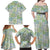 Mele Kalikimaka Hawaii Christmas Family Matching Off Shoulder Maxi Dress and Hawaiian Shirt Omaomao Seamless Floral Motif - Polynesian Pride