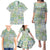 Mele Kalikimaka Hawaii Christmas Family Matching Puletasi and Hawaiian Shirt Omaomao Seamless Floral Motif - Polynesian Pride