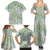 Mele Kalikimaka Hawaii Christmas Family Matching Summer Maxi Dress and Hawaiian Shirt Omaomao Seamless Floral Motif - Polynesian Pride