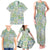 Mele Kalikimaka Hawaii Christmas Family Matching Tank Maxi Dress and Hawaiian Shirt Omaomao Seamless Floral Motif - Polynesian Pride