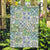 Mele Kalikimaka Hawaii Christmas Garden Flag Omaomao Seamless Floral Motif - Polynesian Pride