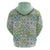 Mele Kalikimaka Hawaii Christmas Hoodie Omaomao Seamless Floral Motif - Polynesian Pride