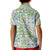 Mele Kalikimaka Hawaii Christmas Kid Polo Shirt Omaomao Seamless Floral Motif - Polynesian Pride