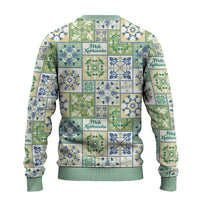 Mele Kalikimaka Hawaii Christmas Ugly Christmas Sweater Omaomao Seamless Floral Motif - Polynesian Pride