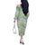 Mele Kalikimaka Hawaii Christmas Off The Shoulder Long Sleeve Dress Omaomao Seamless Floral Motif - Polynesian Pride
