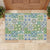 Mele Kalikimaka Hawaii Christmas Rubber Doormat Omaomao Seamless Floral Motif - Polynesian Pride