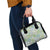 Mele Kalikimaka Hawaii Christmas Shoulder Handbag Omaomao Seamless Floral Motif - Polynesian Pride
