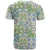 Mele Kalikimaka Hawaii Christmas T Shirt Omaomao Seamless Floral Motif - Polynesian Pride