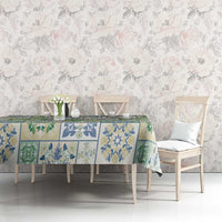 Mele Kalikimaka Hawaii Christmas Tablecloth Omaomao Seamless Floral Motif - Polynesian Pride