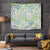 Mele Kalikimaka Hawaii Christmas Tapestry Omaomao Seamless Floral Motif - Polynesian Pride