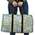 Mele Kalikimaka Hawaii Christmas Travel Bag Omaomao Seamless Floral Motif - Polynesian Pride