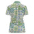 Mele Kalikimaka Hawaii Christmas Women Polo Shirt Omaomao Seamless Floral Motif - Polynesian Pride