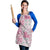 Mele Kalikimaka Hawaii Christmas Apron Akala Seamless Floral Motif - Polynesian Pride