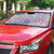 Mele Kalikimaka Hawaii Christmas Auto Sun Shade Akala Seamless Floral Motif - Polynesian Pride