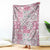 Mele Kalikimaka Hawaii Christmas Blanket Akala Seamless Floral Motif - Polynesian Pride
