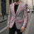 Mele Kalikimaka Hawaii Christmas Blazer Akala Seamless Floral Motif - Polynesian Pride