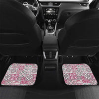 Mele Kalikimaka Hawaii Christmas Car Mats Akala Seamless Floral Motif - Polynesian Pride