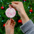 Mele Kalikimaka Hawaii Christmas Ceramic Ornament Akala Seamless Floral Motif - Polynesian Pride