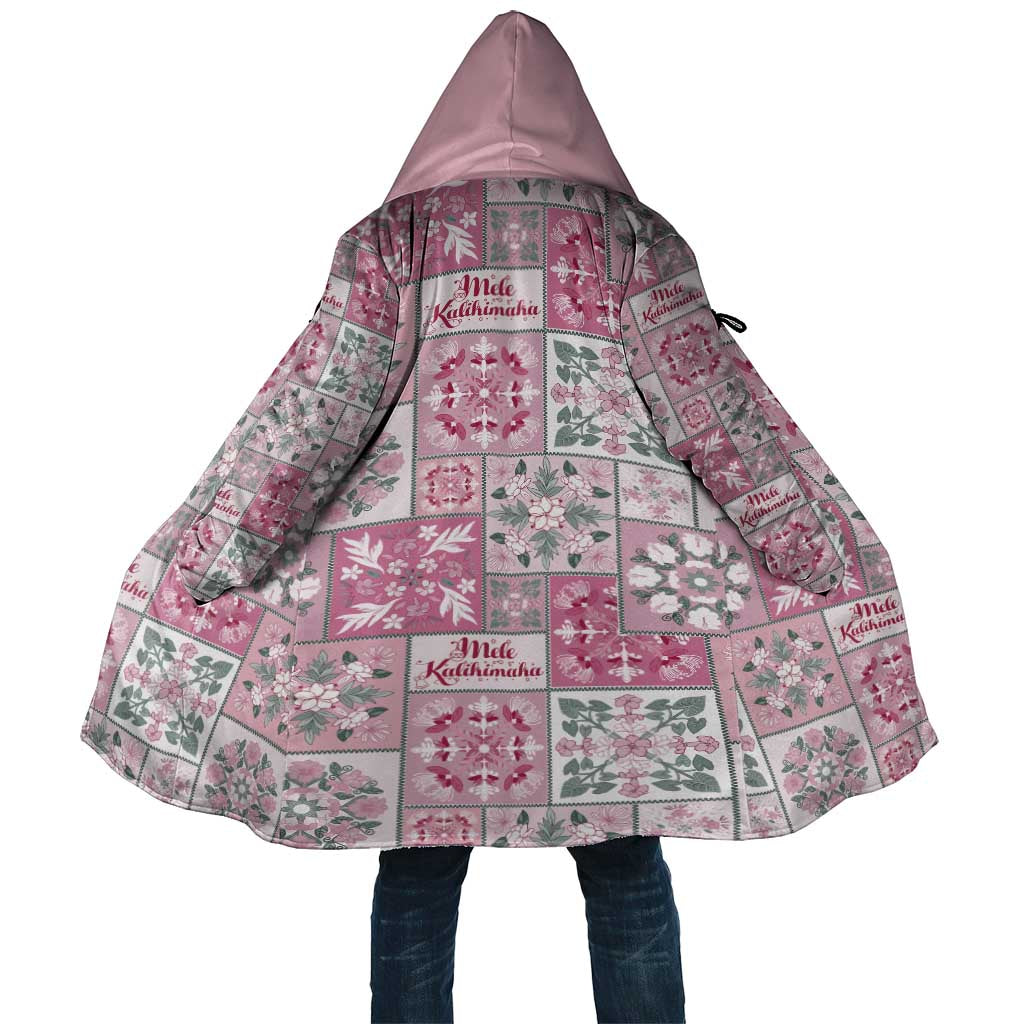 Mele Kalikimaka Hawaii Christmas Cloak Akala Seamless Floral Motif - Polynesian Pride