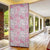 Mele Kalikimaka Hawaii Christmas Door Cover Akala Seamless Floral Motif - Polynesian Pride
