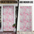 Mele Kalikimaka Hawaii Christmas Door Cover Akala Seamless Floral Motif - Polynesian Pride