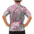 Mele Kalikimaka Hawaii Christmas Family Matching Mermaid Dress and Hawaiian Shirt Akala Seamless Floral Motif - Polynesian Pride