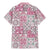 Mele Kalikimaka Hawaii Christmas Family Matching Mermaid Dress and Hawaiian Shirt Akala Seamless Floral Motif - Polynesian Pride