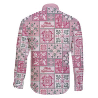 Mele Kalikimaka Hawaii Christmas Family Matching Mermaid Dress and Hawaiian Shirt Akala Seamless Floral Motif - Polynesian Pride