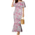 Mele Kalikimaka Hawaii Christmas Family Matching Mermaid Dress and Hawaiian Shirt Akala Seamless Floral Motif - Polynesian Pride