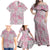 Mele Kalikimaka Hawaii Christmas Family Matching Off Shoulder Maxi Dress and Hawaiian Shirt Akala Seamless Floral Motif - Polynesian Pride
