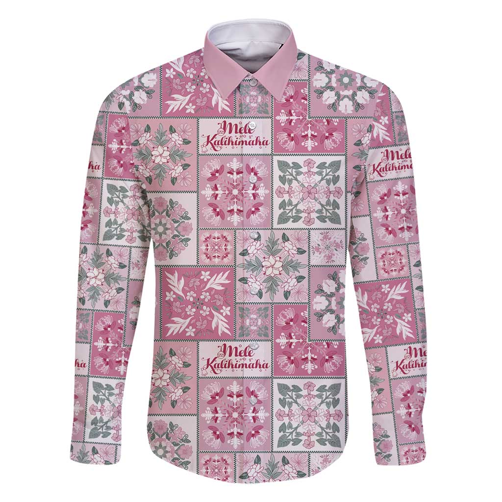 Mele Kalikimaka Hawaii Christmas Family Matching Off Shoulder Maxi Dress and Hawaiian Shirt Akala Seamless Floral Motif - Polynesian Pride