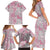 Mele Kalikimaka Hawaii Christmas Family Matching Short Sleeve Bodycon Dress and Hawaiian Shirt Akala Seamless Floral Motif - Polynesian Pride