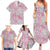 Mele Kalikimaka Hawaii Christmas Family Matching Summer Maxi Dress and Hawaiian Shirt Akala Seamless Floral Motif - Polynesian Pride