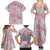 Mele Kalikimaka Hawaii Christmas Family Matching Summer Maxi Dress and Hawaiian Shirt Akala Seamless Floral Motif - Polynesian Pride