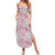 Mele Kalikimaka Hawaii Christmas Family Matching Summer Maxi Dress and Hawaiian Shirt Akala Seamless Floral Motif - Polynesian Pride