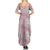 Mele Kalikimaka Hawaii Christmas Family Matching Summer Maxi Dress and Hawaiian Shirt Akala Seamless Floral Motif - Polynesian Pride