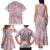 Mele Kalikimaka Hawaii Christmas Family Matching Tank Maxi Dress and Hawaiian Shirt Akala Seamless Floral Motif - Polynesian Pride