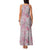 Mele Kalikimaka Hawaii Christmas Family Matching Tank Maxi Dress and Hawaiian Shirt Akala Seamless Floral Motif - Polynesian Pride