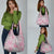 Mele Kalikimaka Hawaii Christmas Grocery Bag Akala Seamless Floral Motif - Polynesian Pride