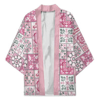 Mele Kalikimaka Hawaii Christmas Kimono Akala Seamless Floral Motif - Polynesian Pride