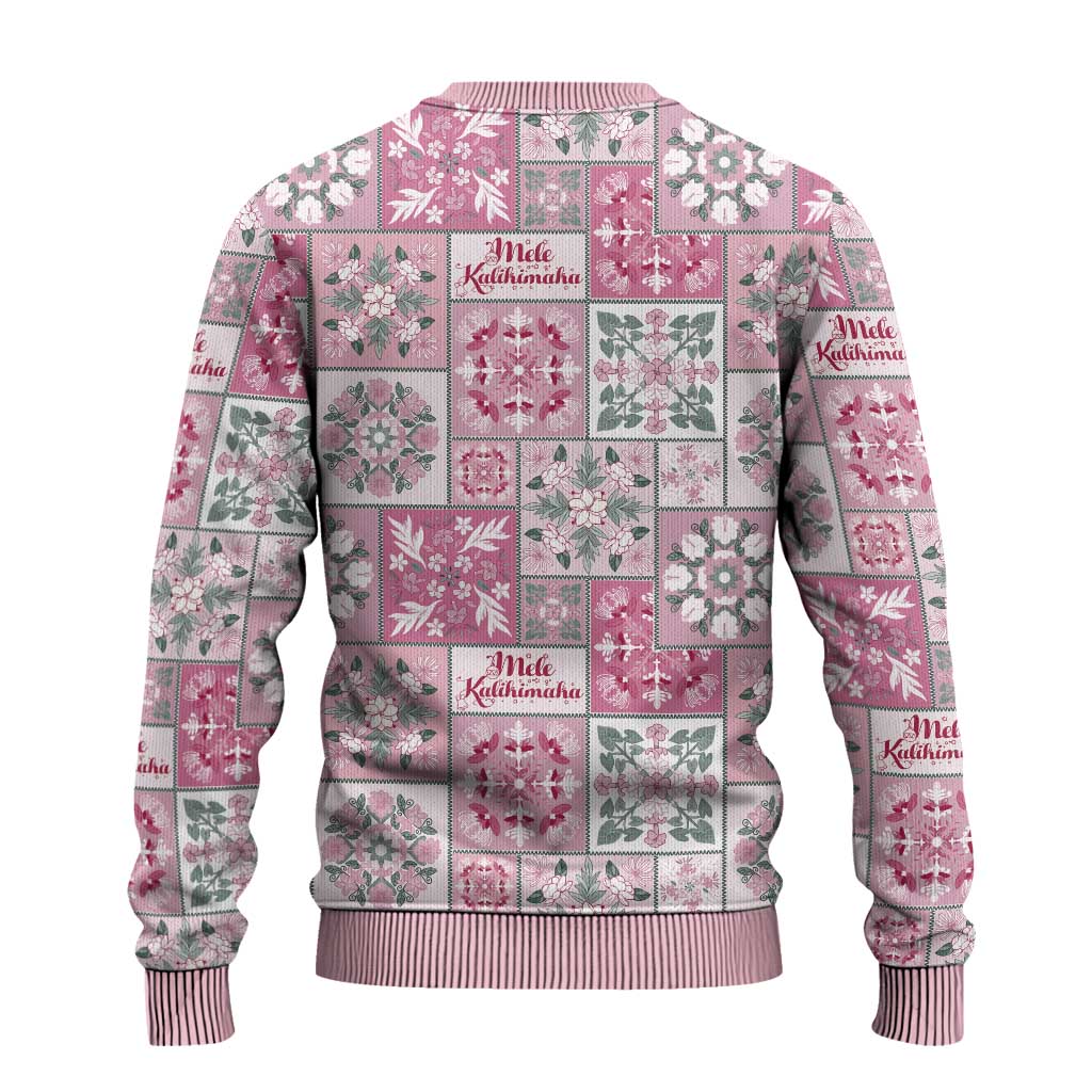 Mele Kalikimaka Hawaii Christmas Ugly Christmas Sweater Akala Seamless Floral Motif - Polynesian Pride