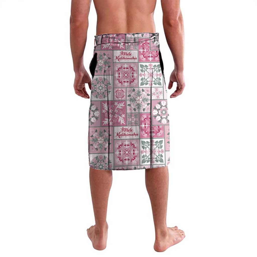 Mele Kalikimaka Hawaii Christmas Lavalava Akala Seamless Floral Motif - Polynesian Pride